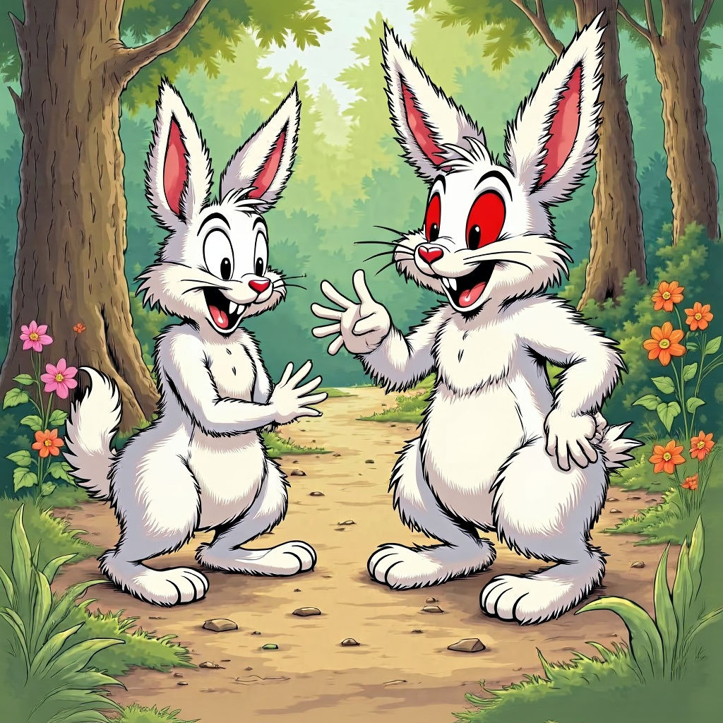 Loony lab rabbits