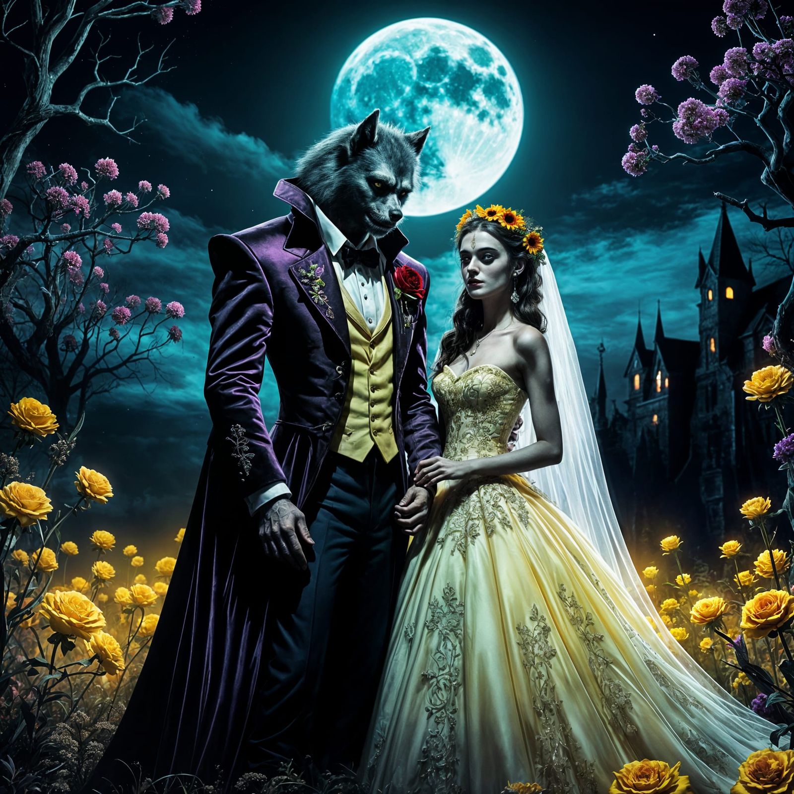 Midnight Wedding  by @Soynuts