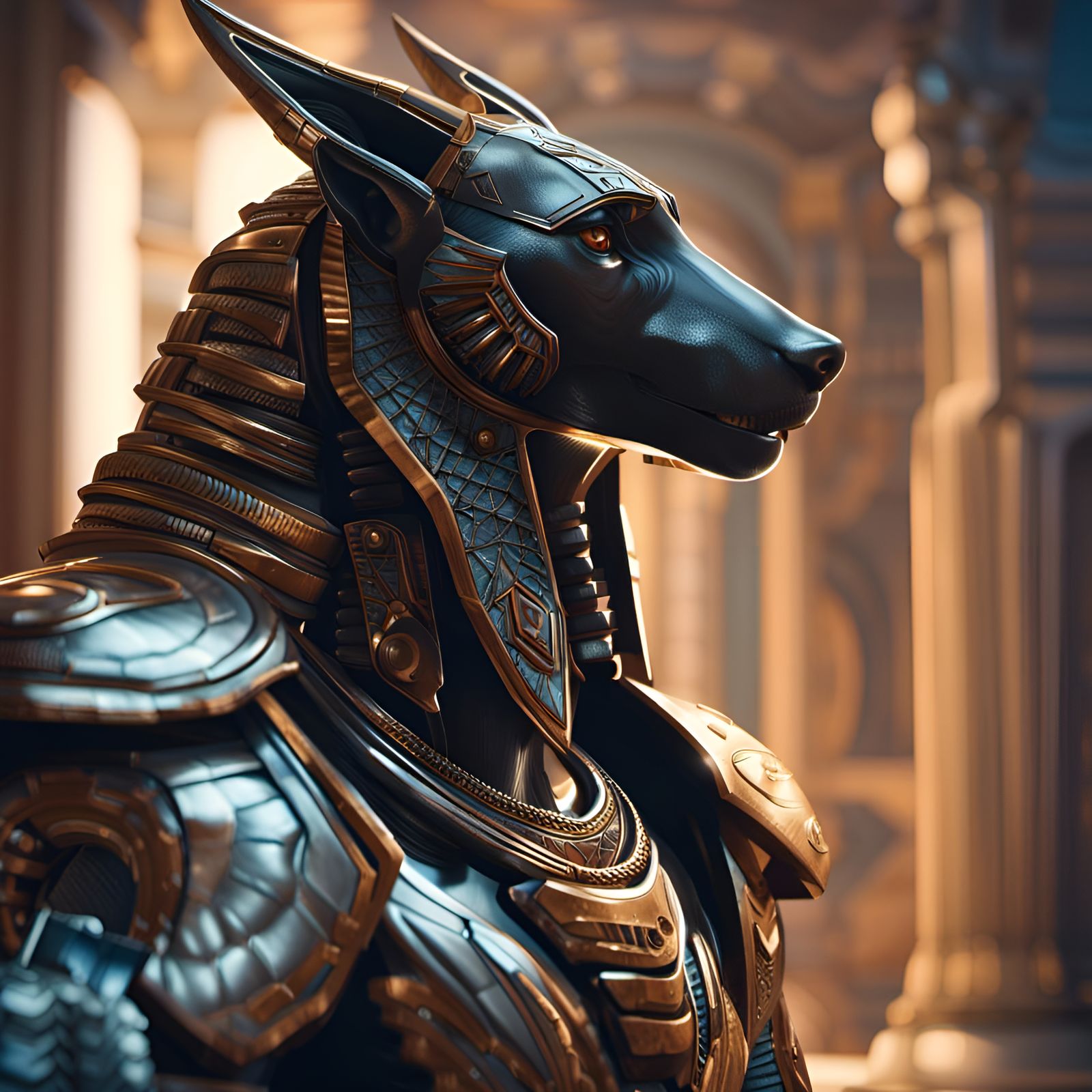 Anubis  by @Koffee