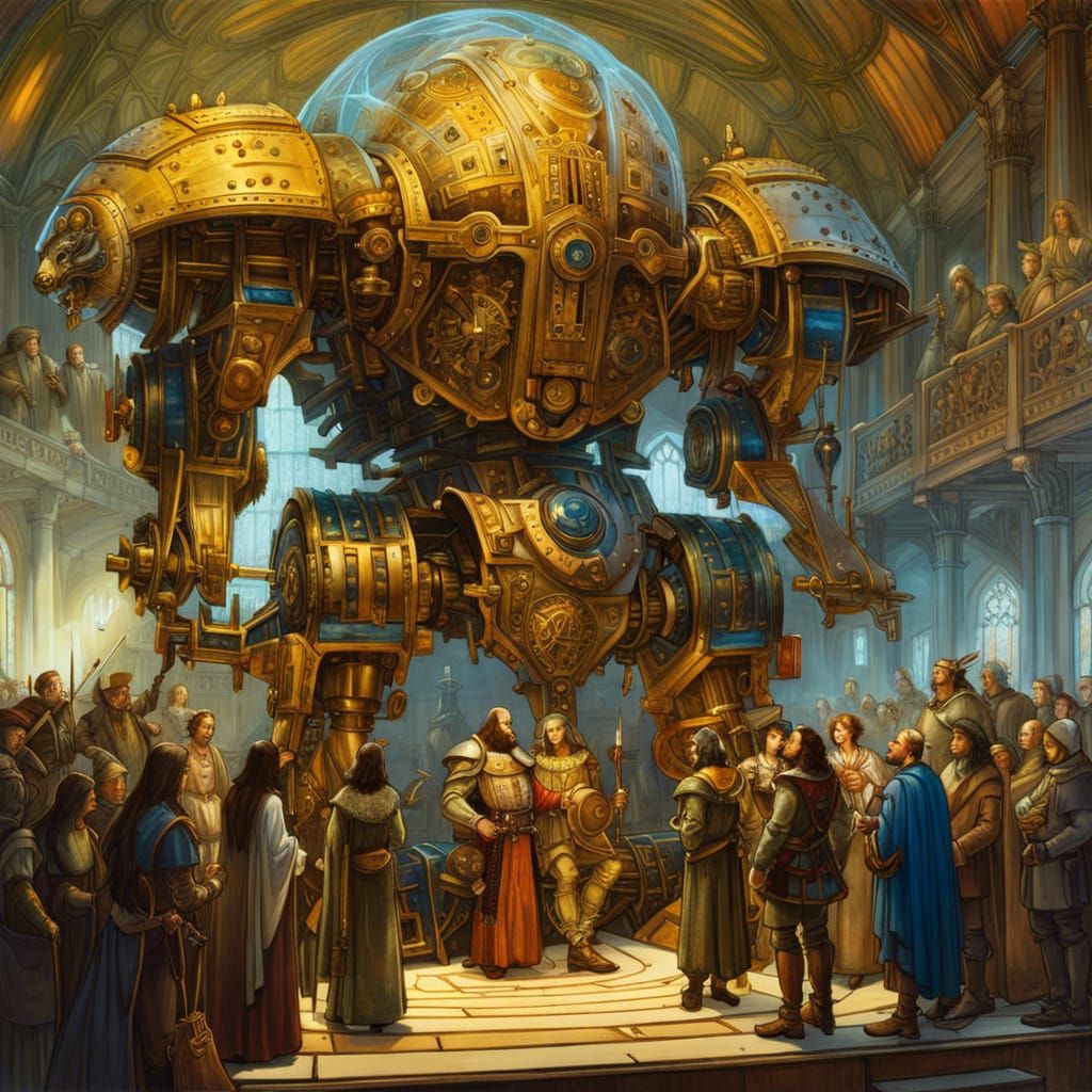 DaVinci's Mecha  by @Mike Ritchie