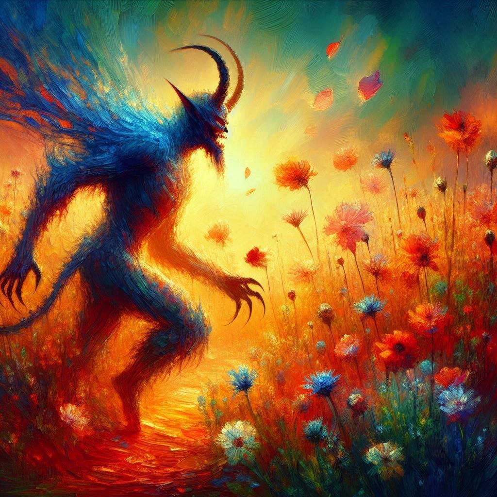 Walk among the flowers