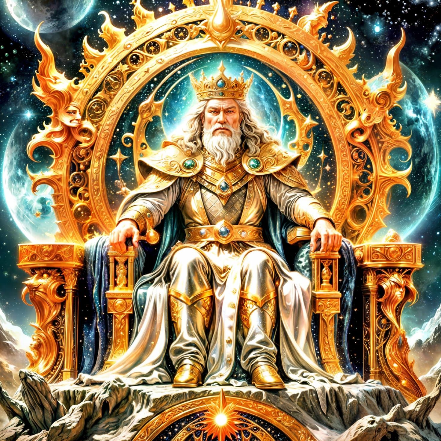 It Takes a Throne of Gold to Hold This Much Universal Power