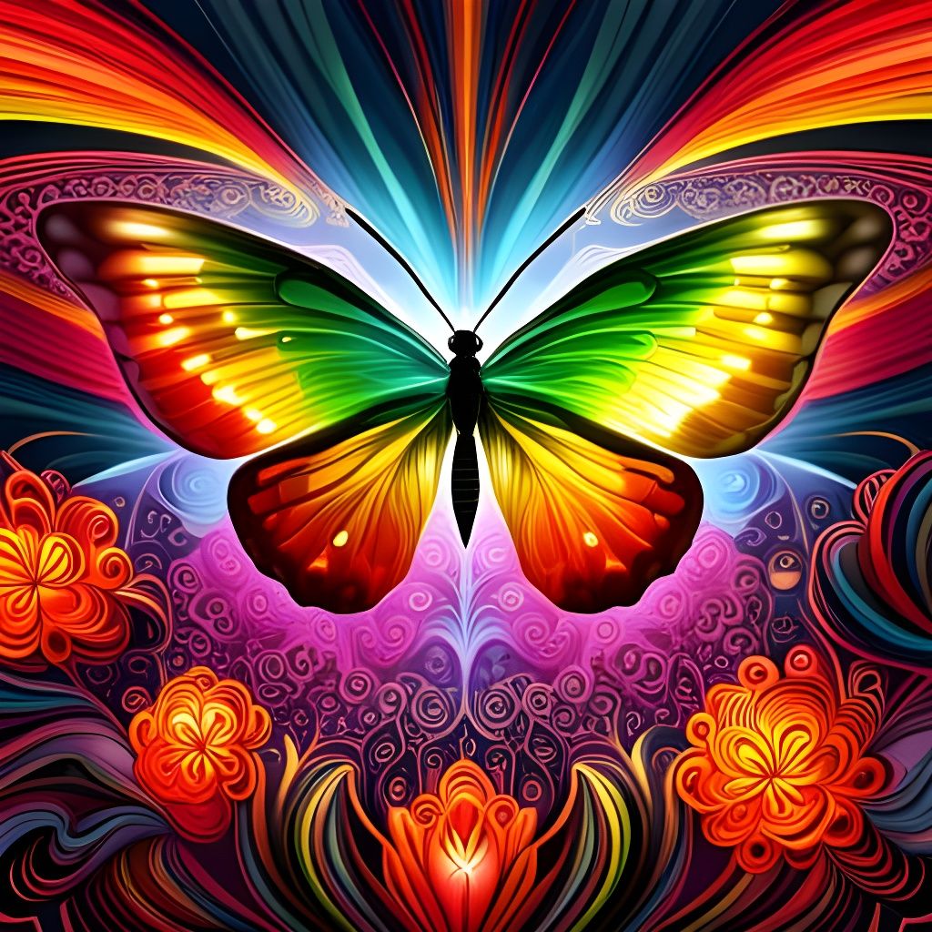 Butterfly - AI Generated Artwork - NightCafe Creator