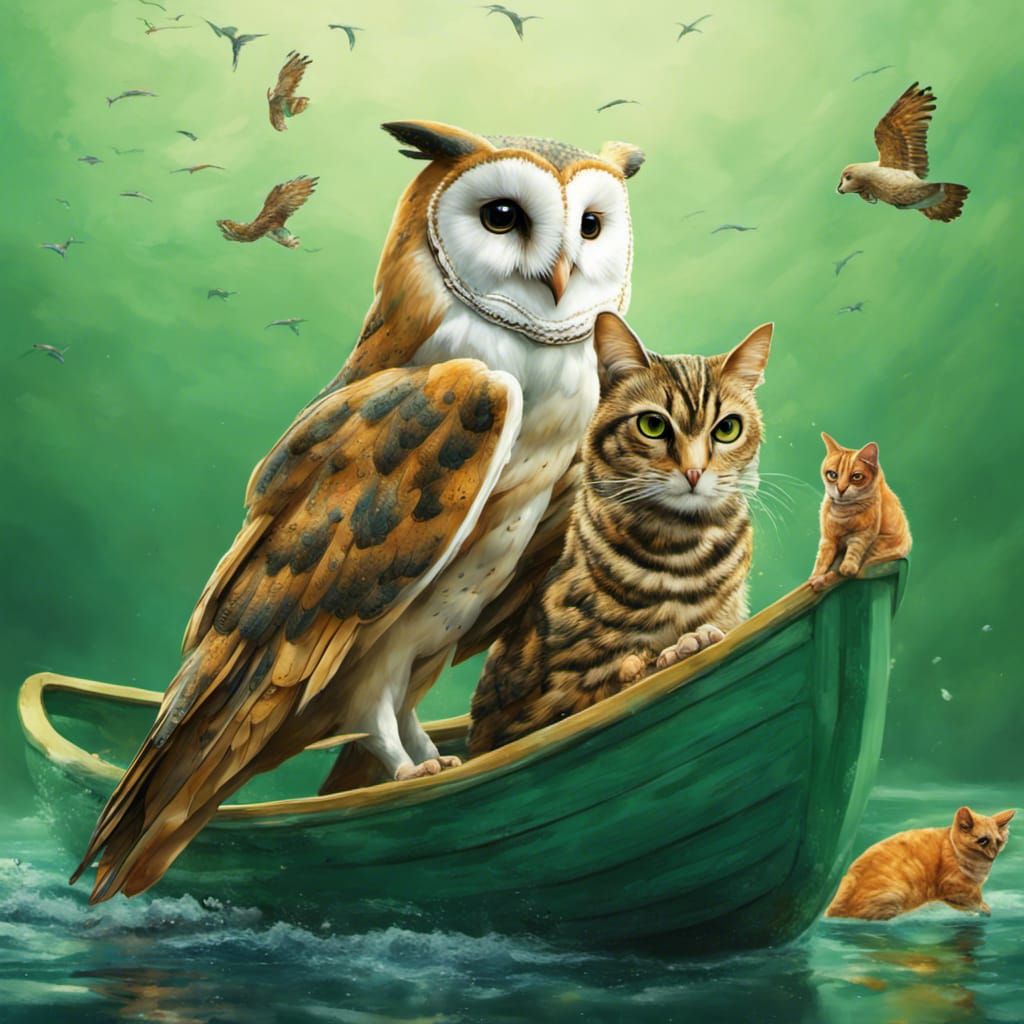 OWL AND PUSSYCAT 12 (PLUS A FEW EXTRAS) - AI Generated Artwork ...