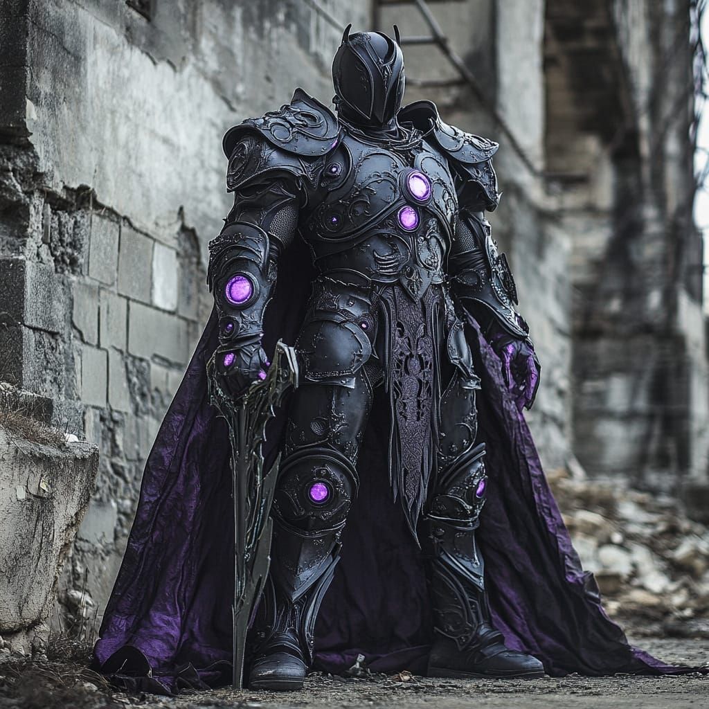 Dark Fantasy Steampunk Knight