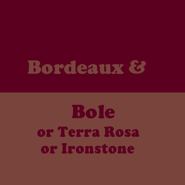 Dichromatic Palette - Bordeaux & Bole