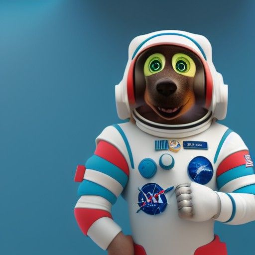 Astronaut Dog