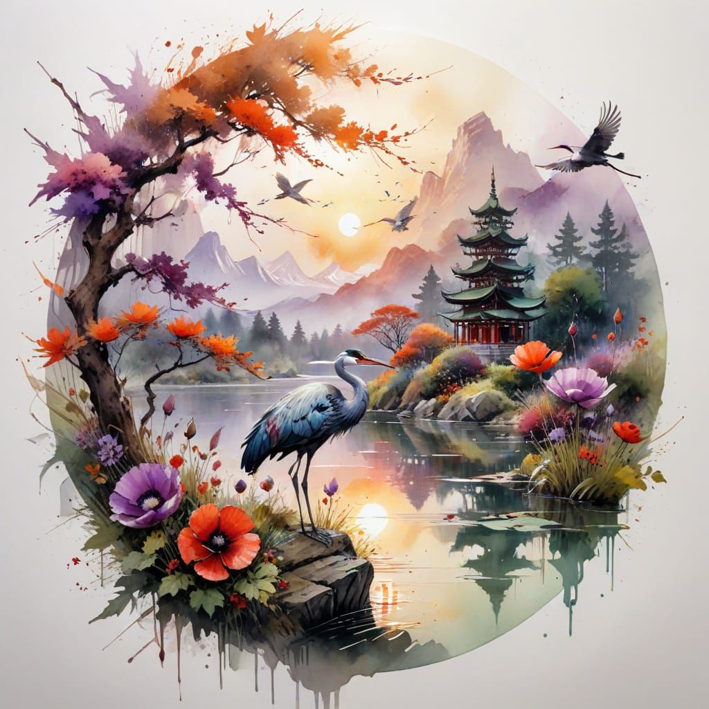 autumn lake landscape   by @Victoria G