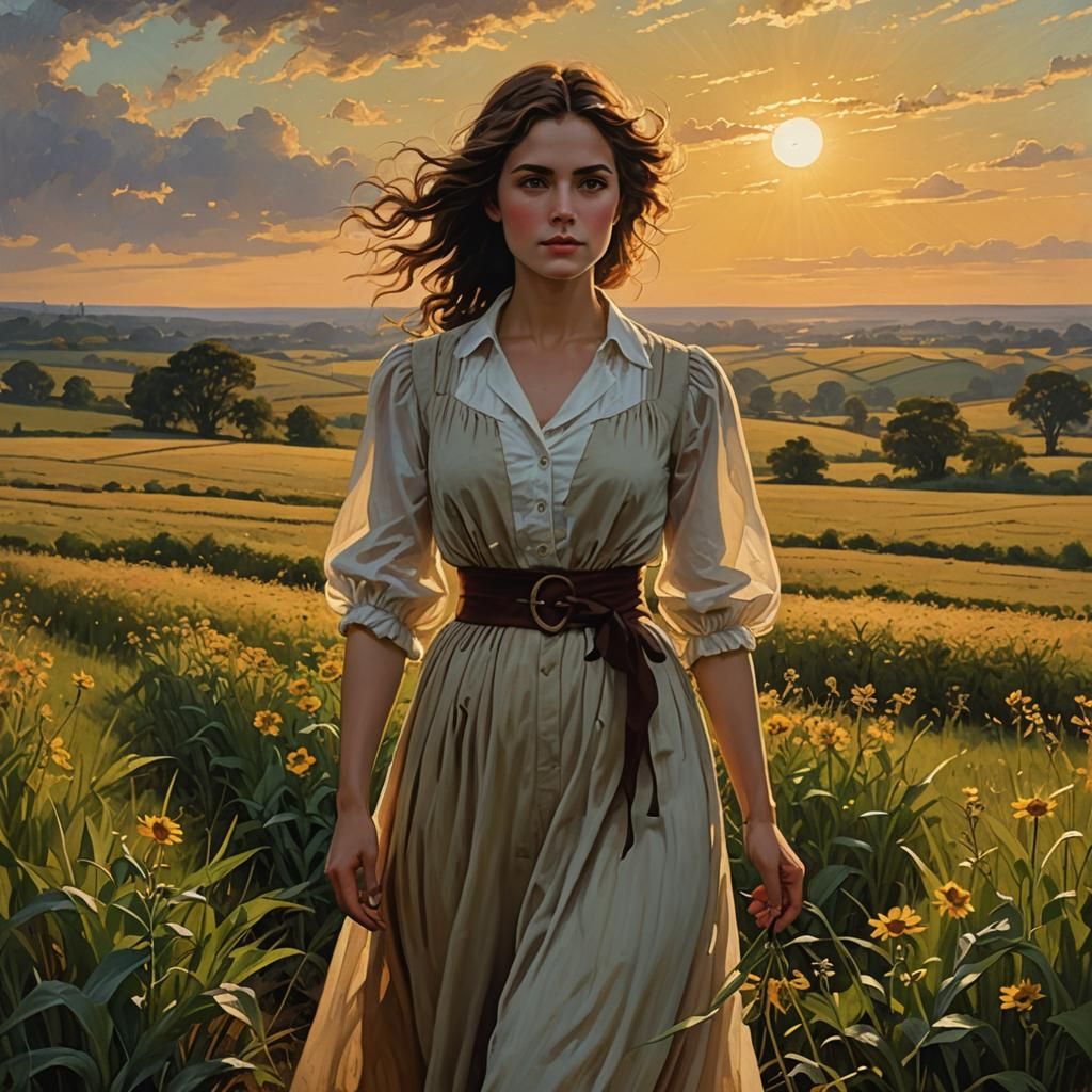 Fields of Dreams: A sunset walk.