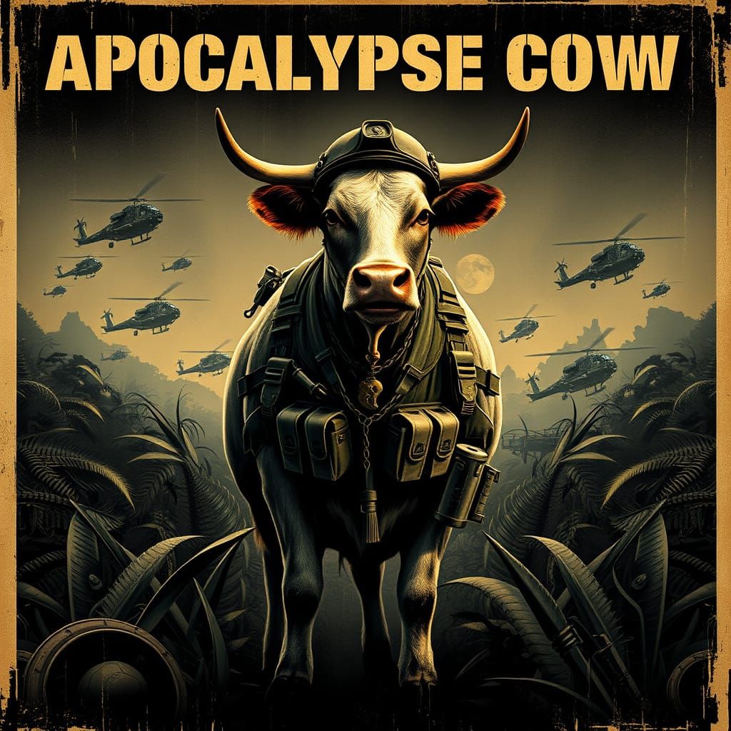 "Apocalypse Cow,"  by @SorinV