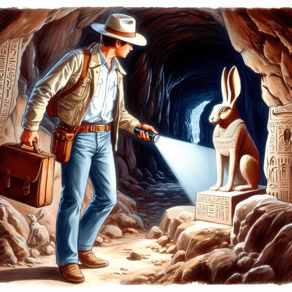 Egyptian Rabbit statue