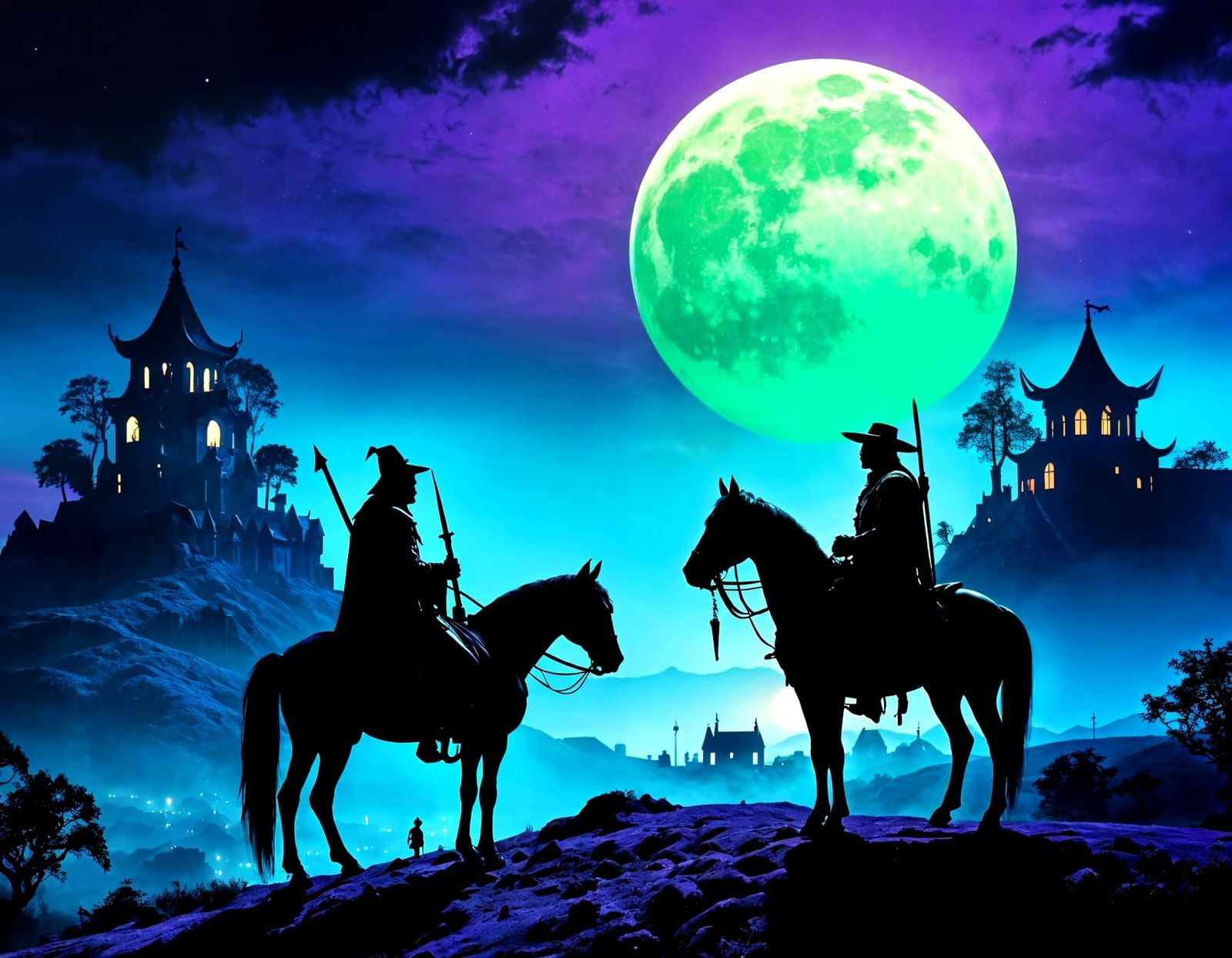 A meeting by moonlight  by @forge4ward