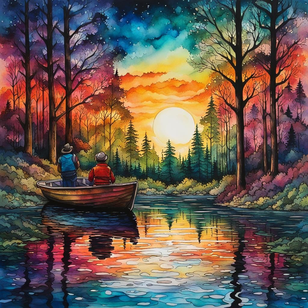 Watching the Sunset   by @strangemagic66