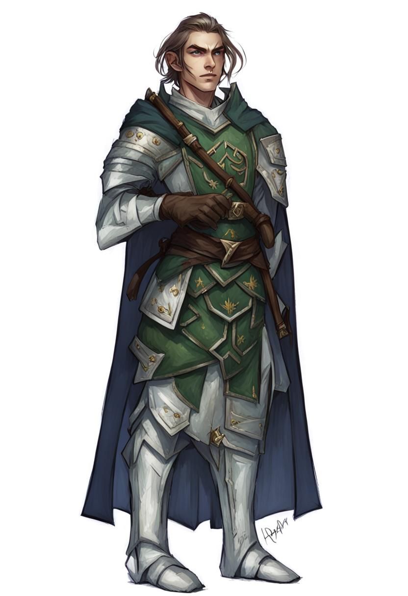 dnd male elf paladin of nature - AI Generated Artwork - NightCafe Creator