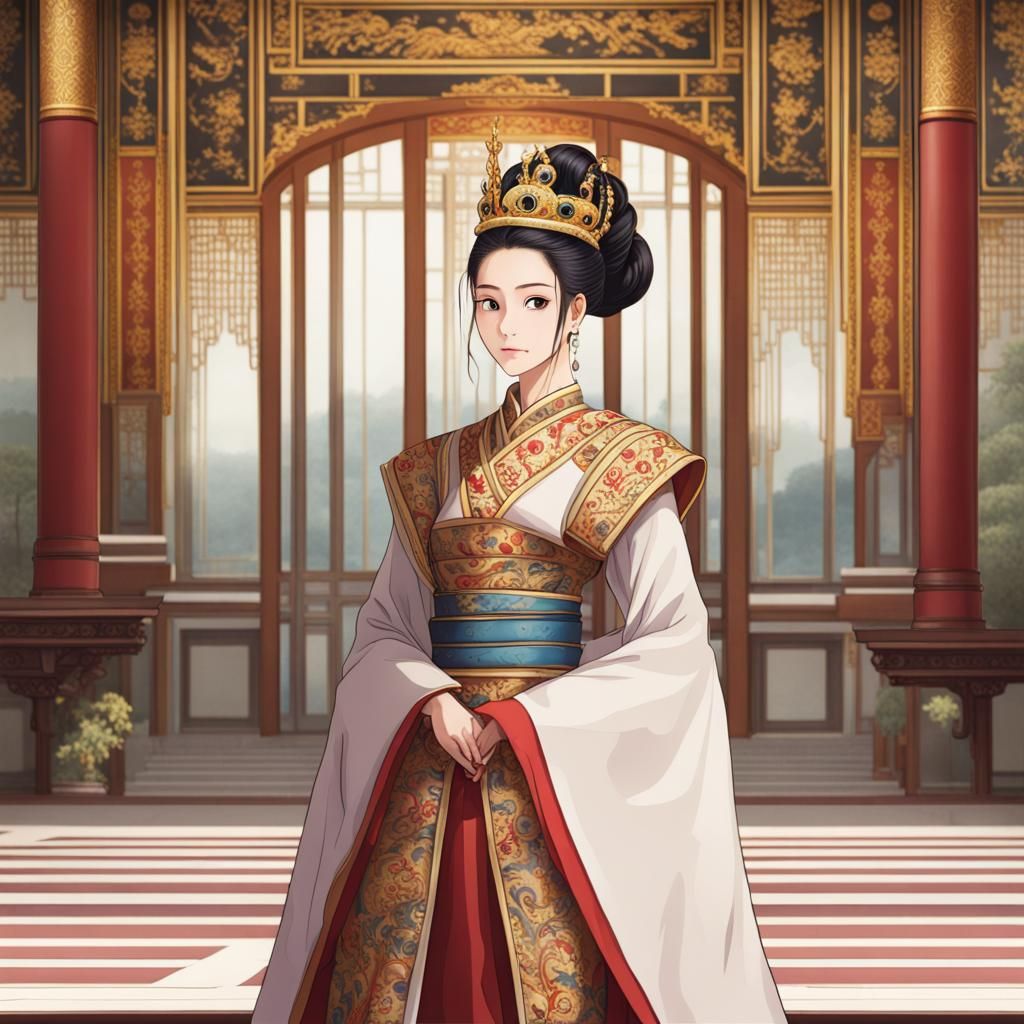 Young Empress at palace