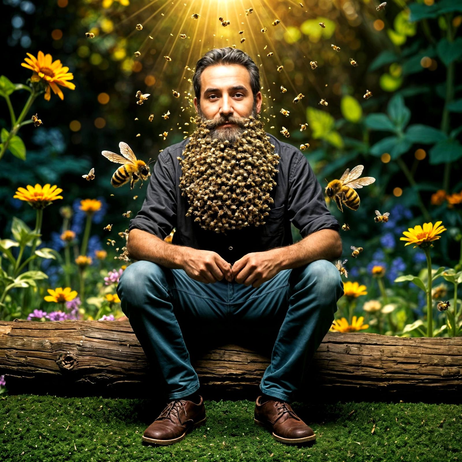 Bee-Beard  by @Sullivan-Shaw