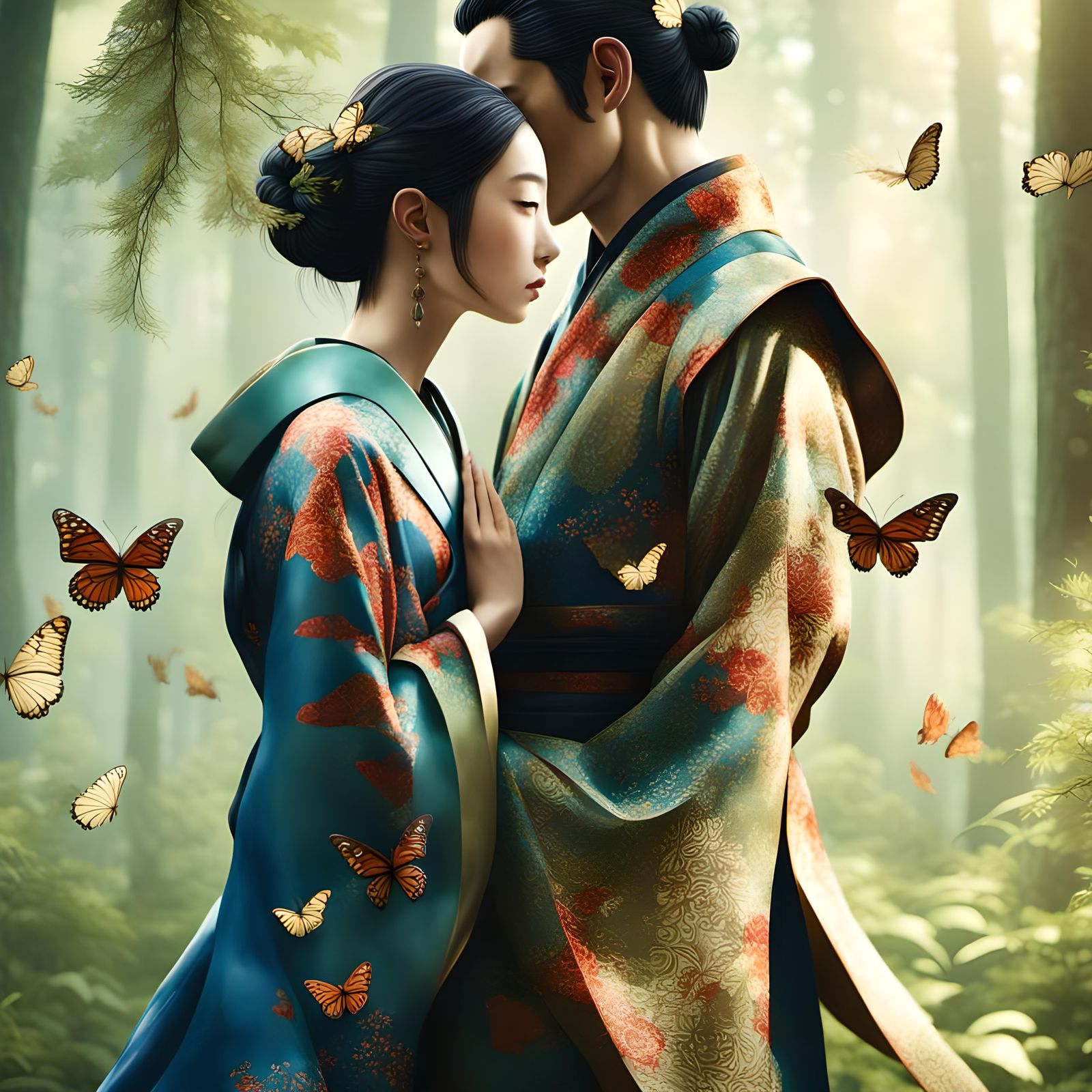 Izanami and her husband Izanagi