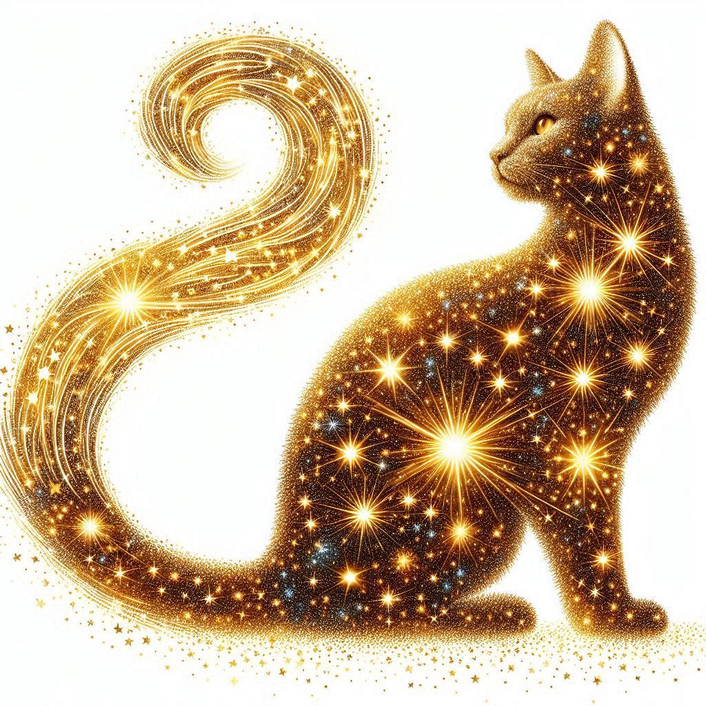 Golden Stars Cat