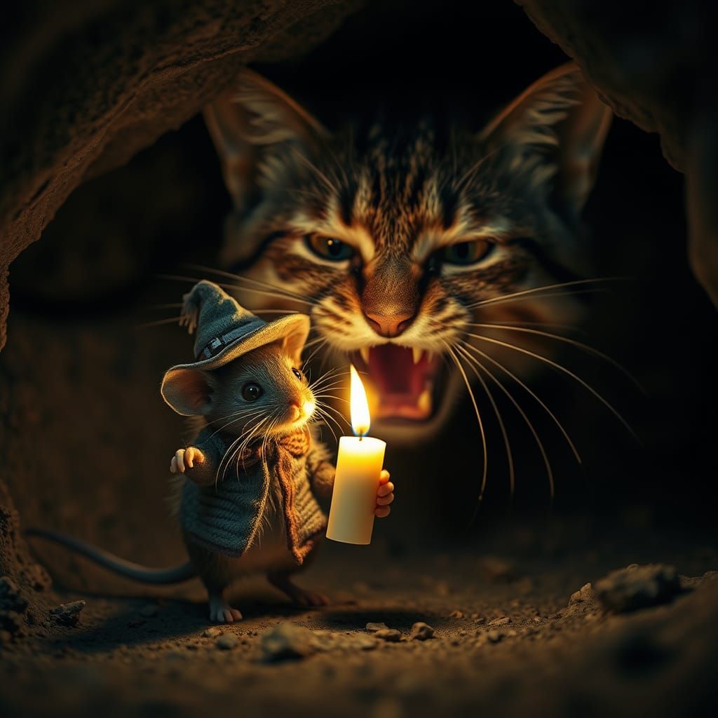 Cat-astrophic! 🙈  by @David Gotet