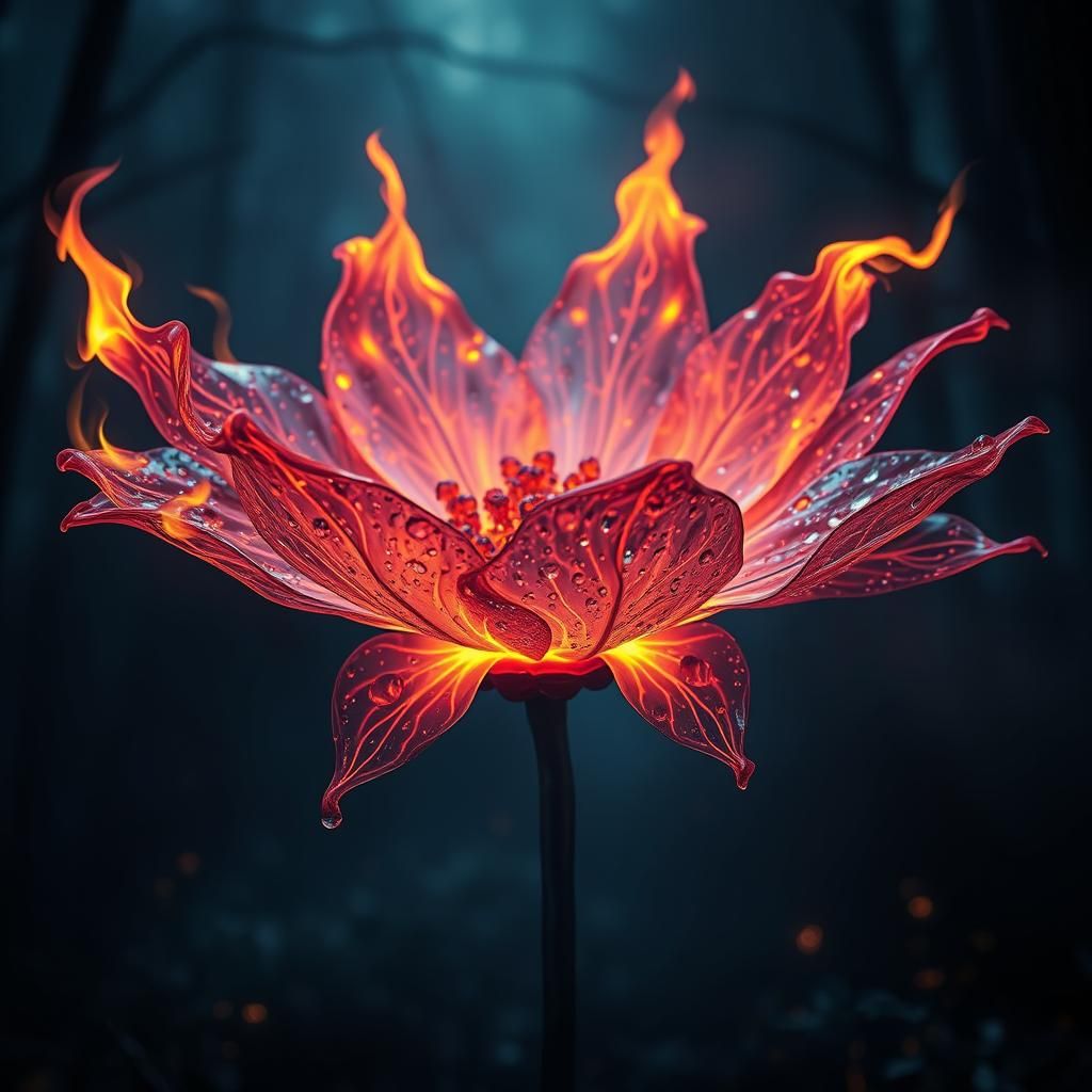 Surreal flower