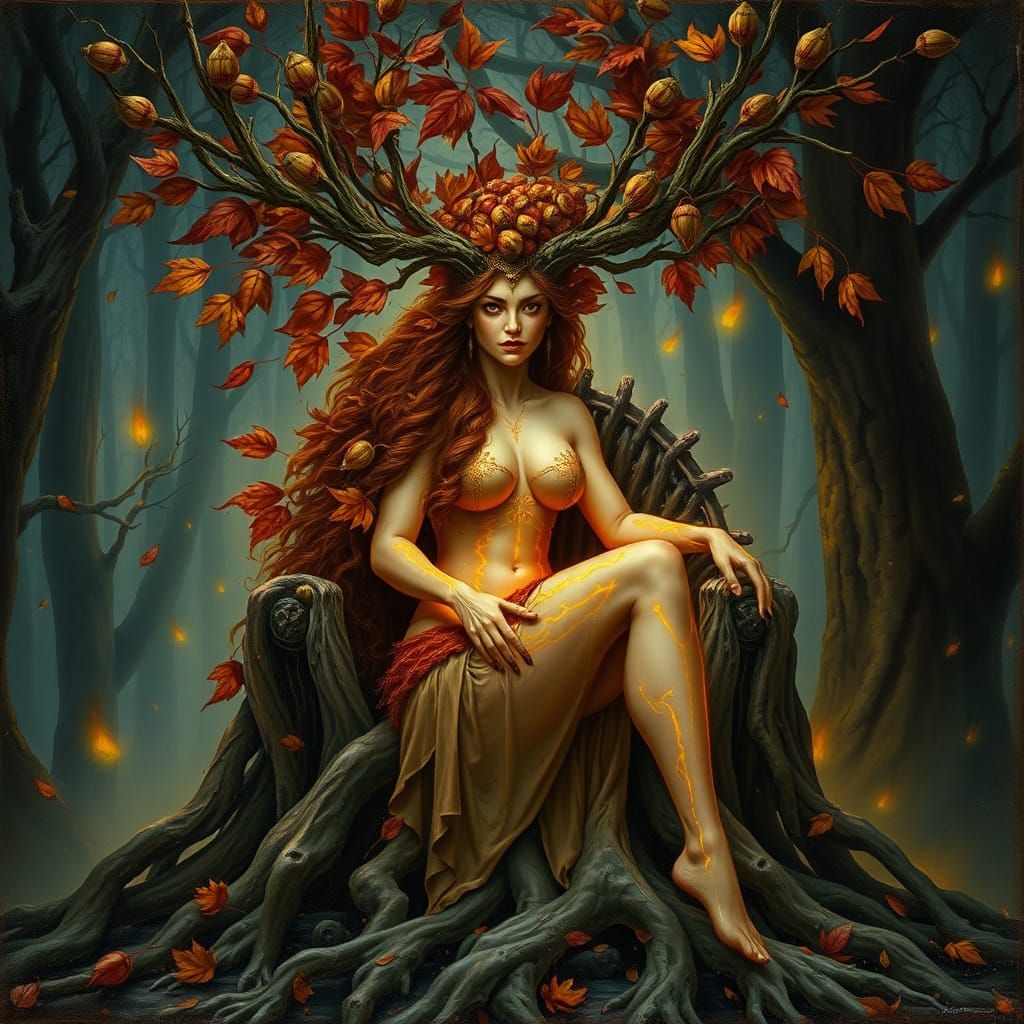 autumn dryad