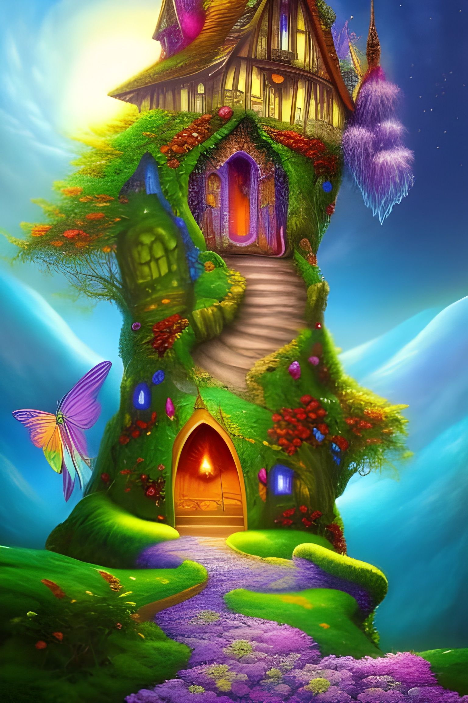 Magical Fairytale Wonderland - AI Generated Artwork - NightCafe Creator
