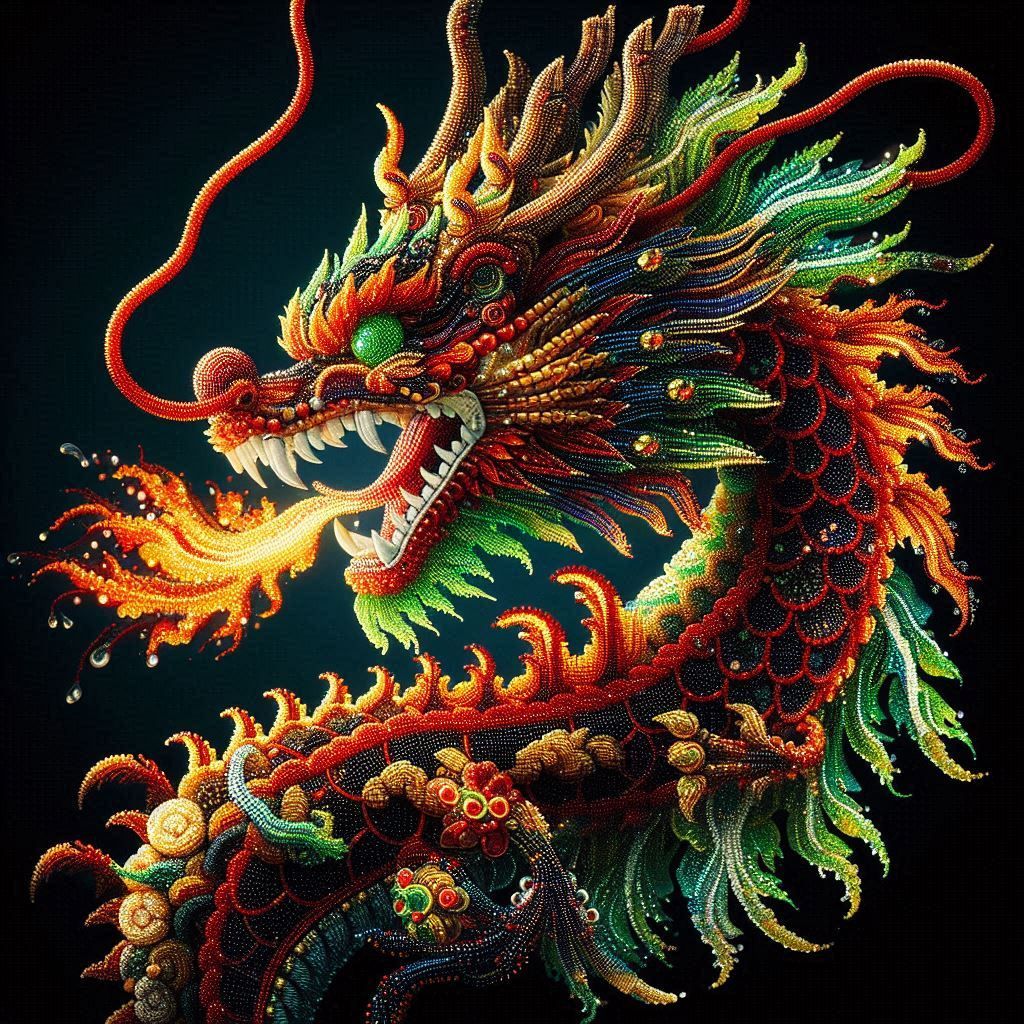Beaded Dragon