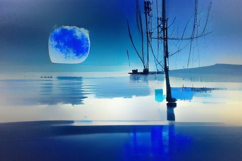 Blue calm