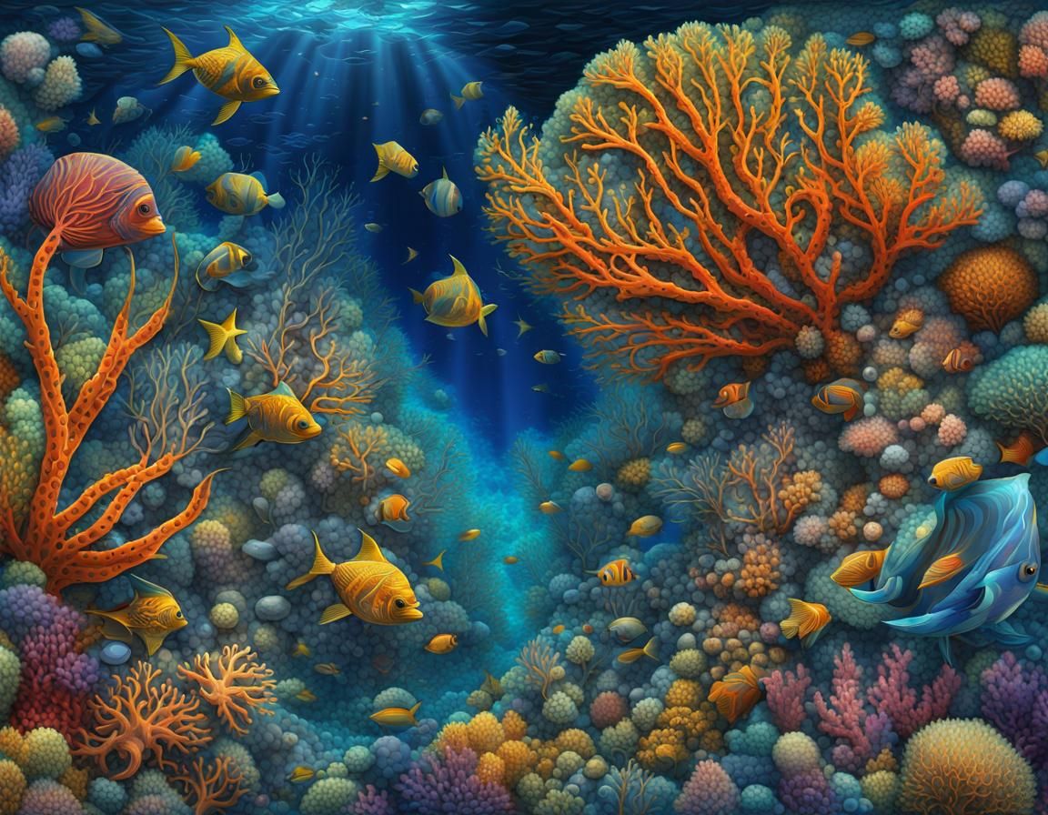 Underwater Art - AI Generated Artwork - NightCafe Creator