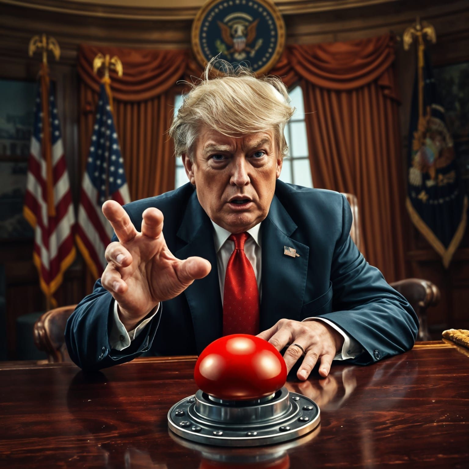 Don't Push the Button   by @Sharon B