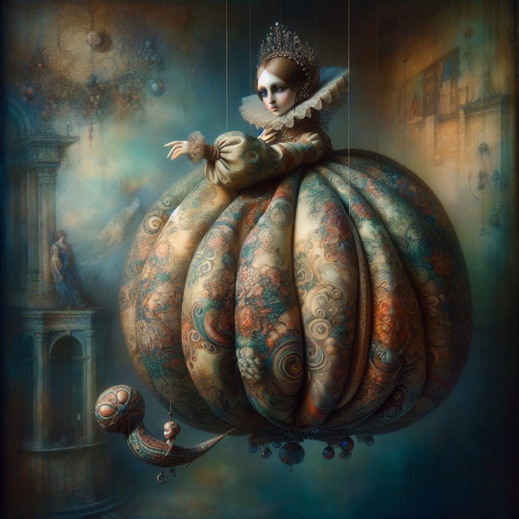 Semi-Raphaelite Temari Ball Dolls