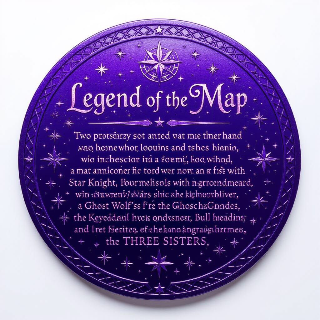 Legend of the map