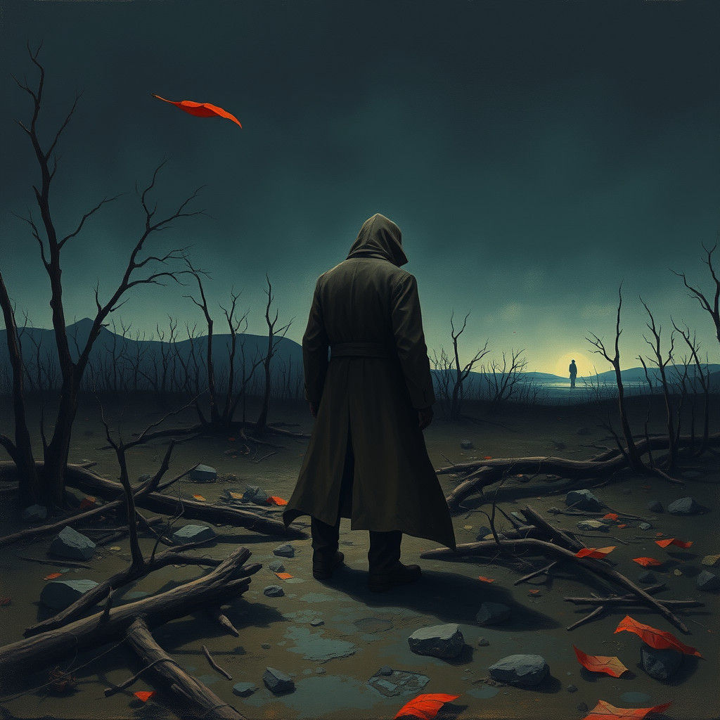 The wind will tremble like a fragile leaf
Again the night wi...