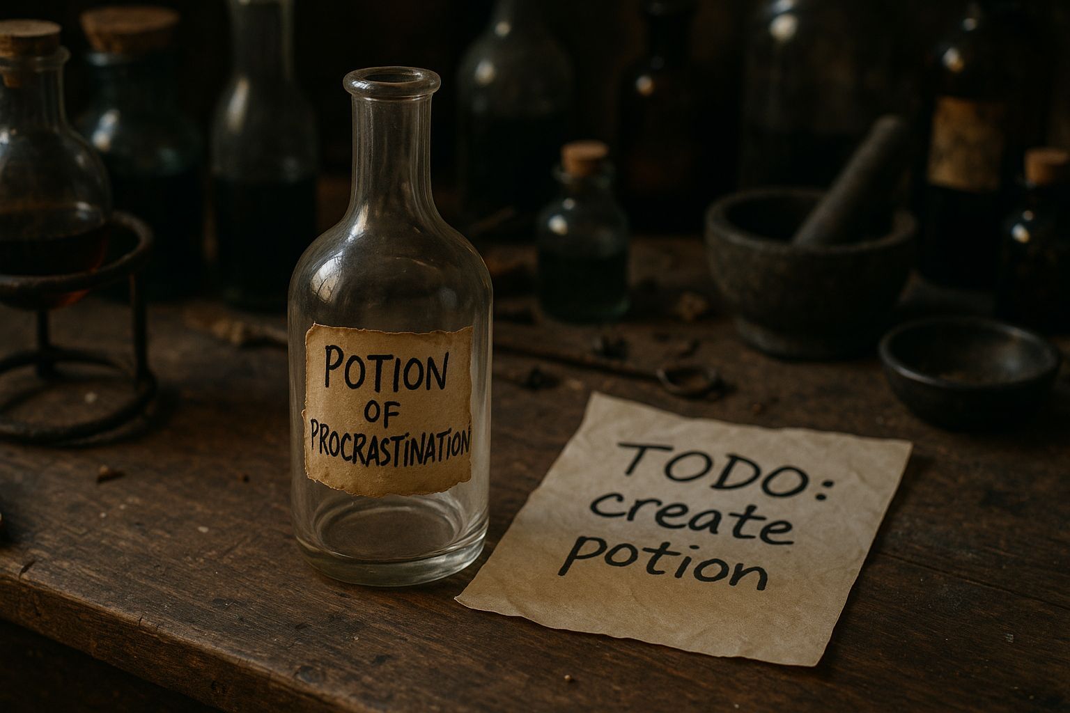 Potion of Procrastination  by @ScoutOtter