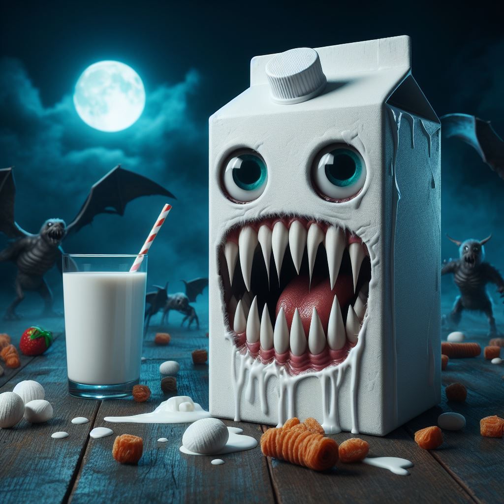 when milk turns bad.....