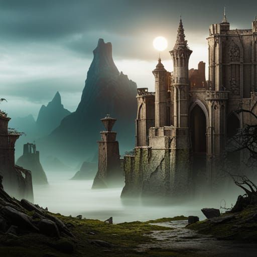 Ruins of a medieval castle