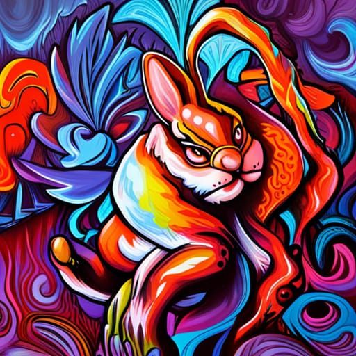 Lapin musclé