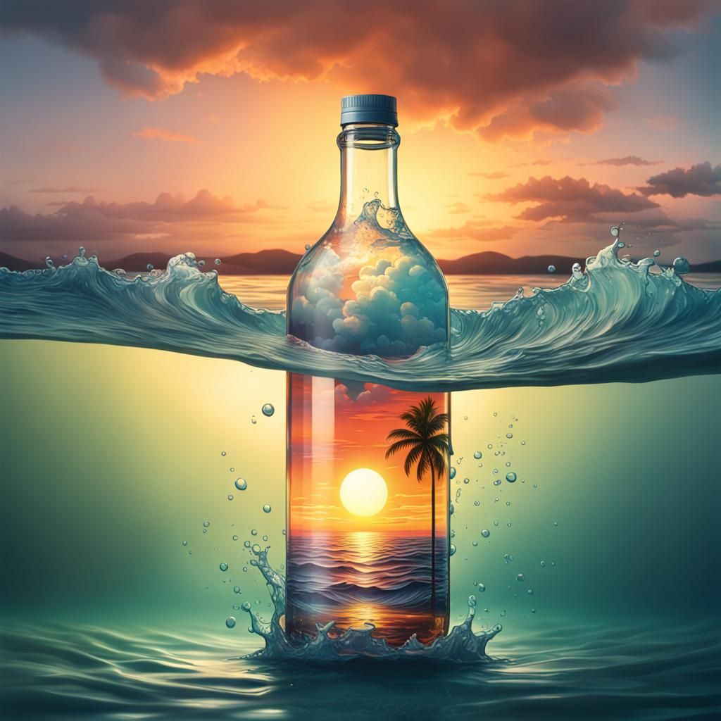 Beach bottle