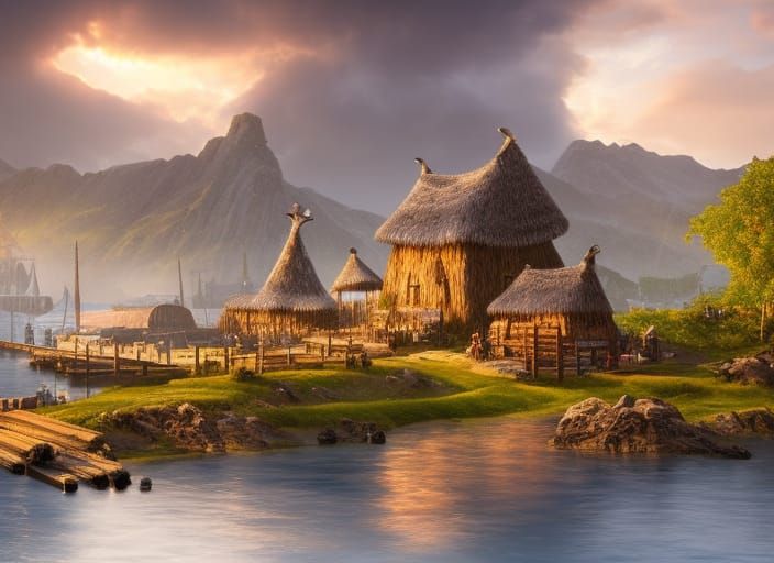 Viking habitation