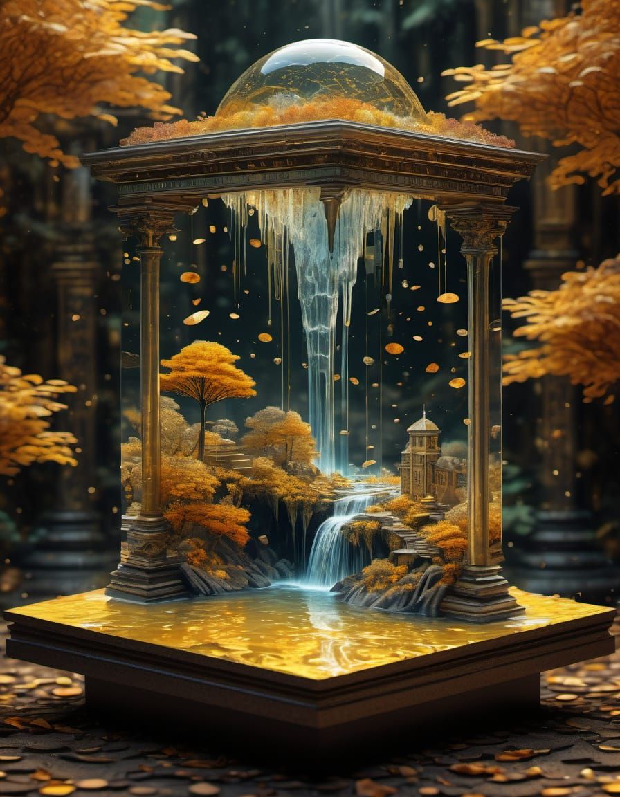 The Reliquary of Amber Silence.  by @Call me Bubbe