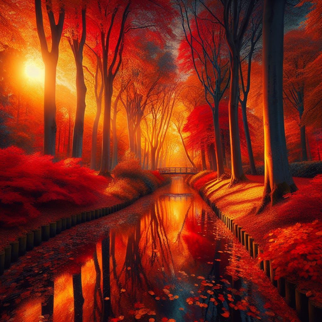 A picturesque autumn landscape   by @mvm7
