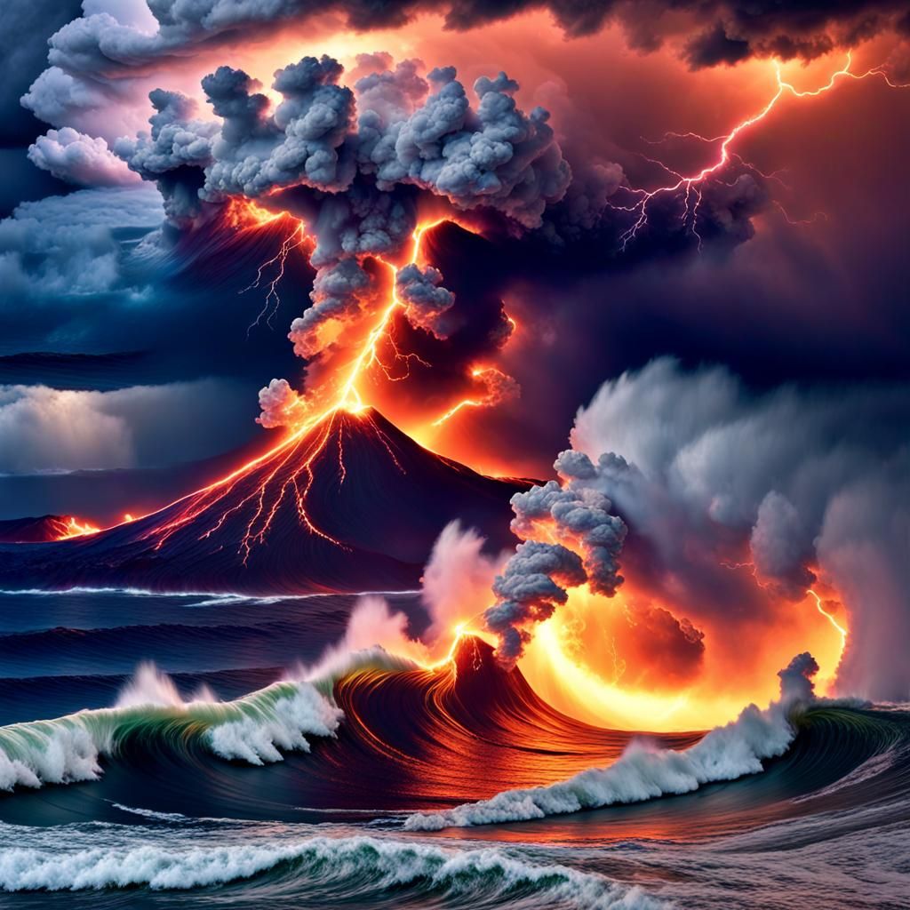 Volcanic fury