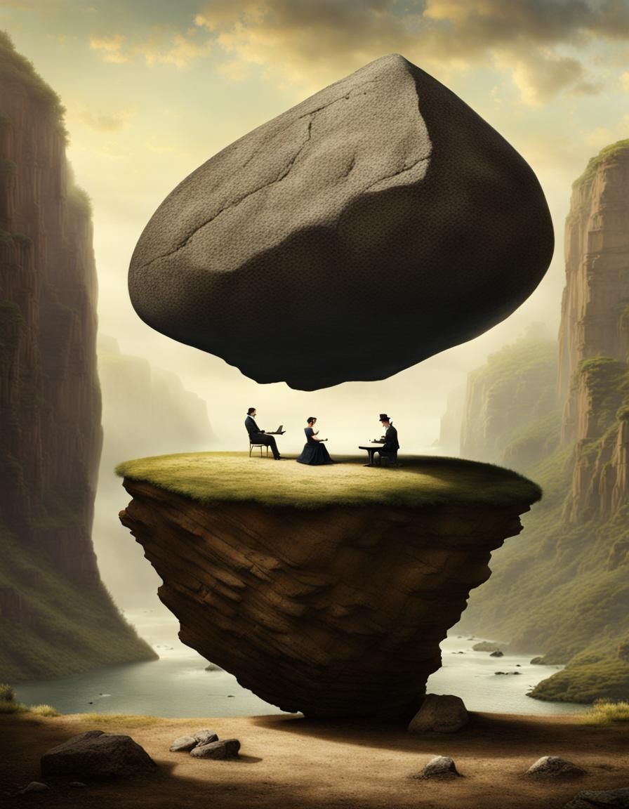 The picnic under hanging rock 1  by @Thunder Cube