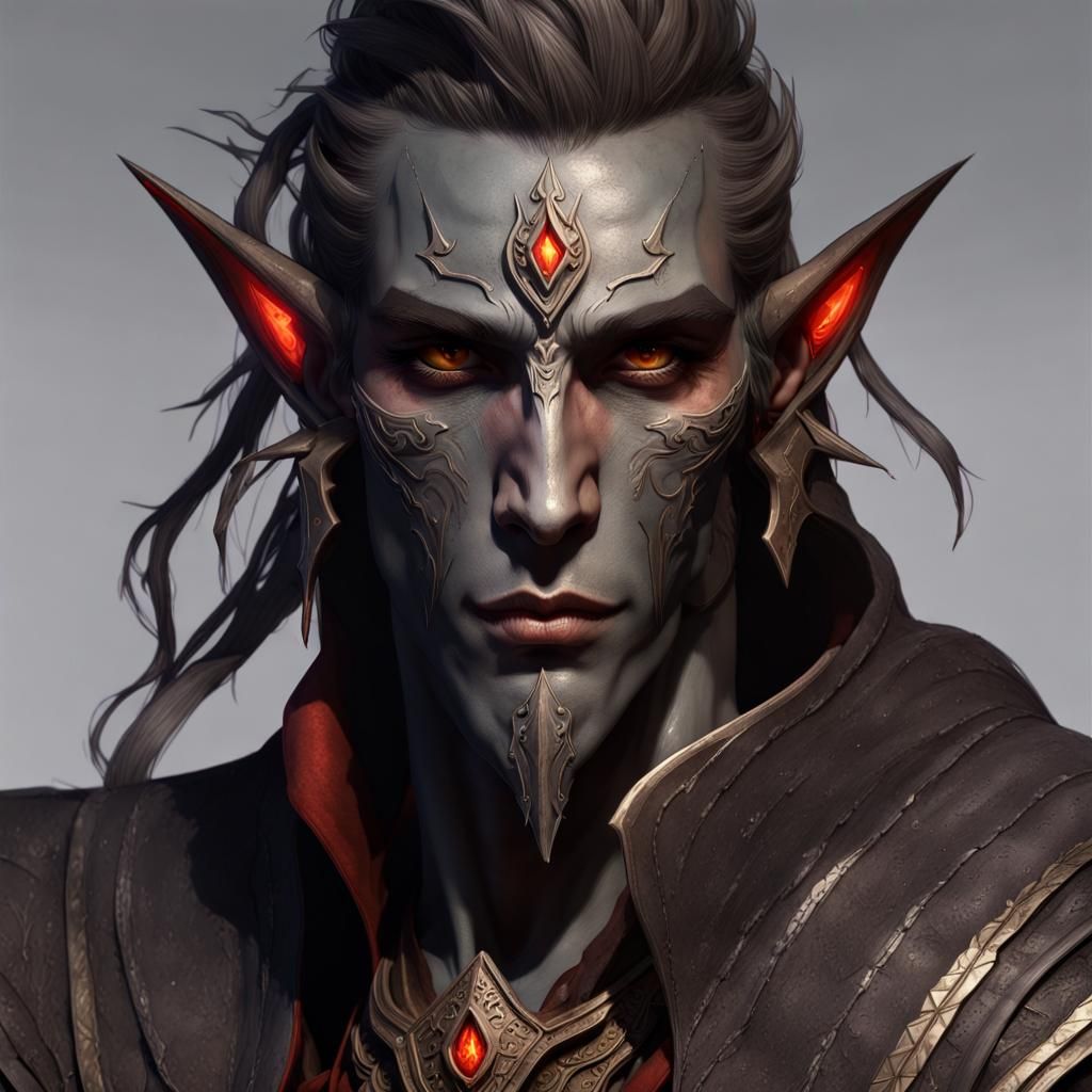 Dunmer male, Heavy Metal - AI Generated Artwork - NightCafe Creator