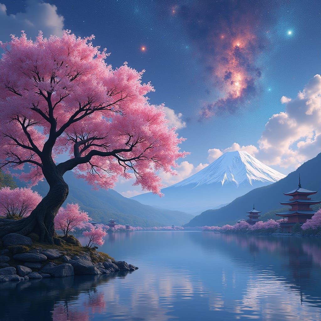 When the mountains touch the stars