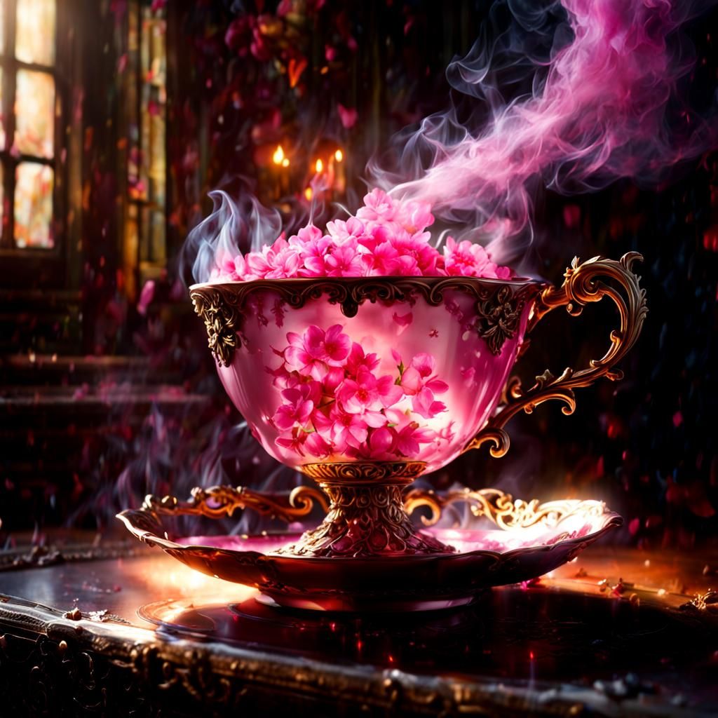 The Blossom Tea  by @Midnight Maiden