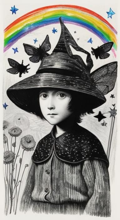 go fly  on starry night, Van Gogh,Kids Crayon drawings ,surr...