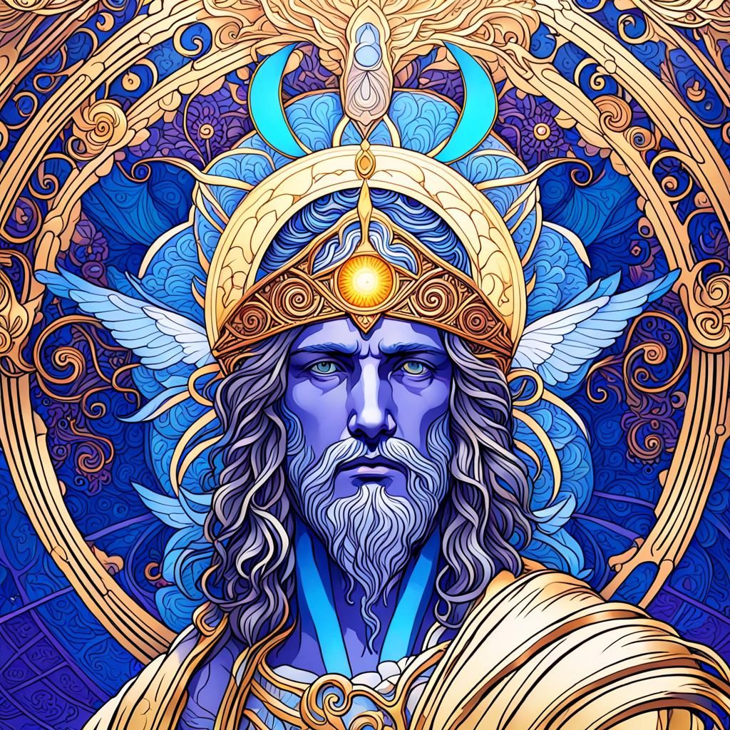 Metatron Archangel - AI Generated Artwork - NightCafe Creator
