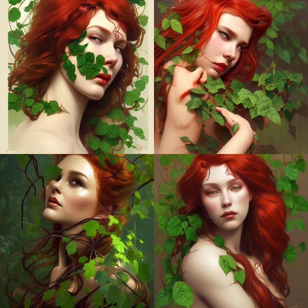 Poison Ivy and venomous thorny vines - AI Generated Artwork - NightCafe ...