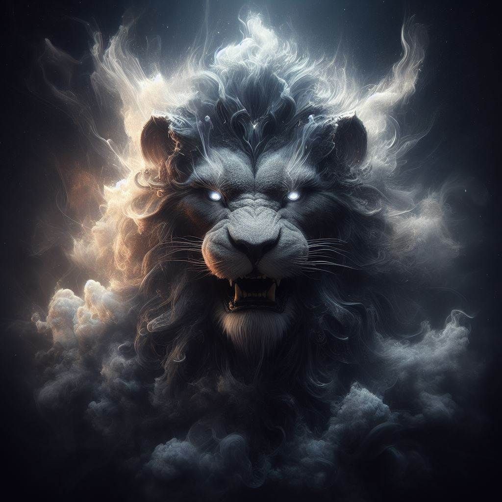 Smoky lion
